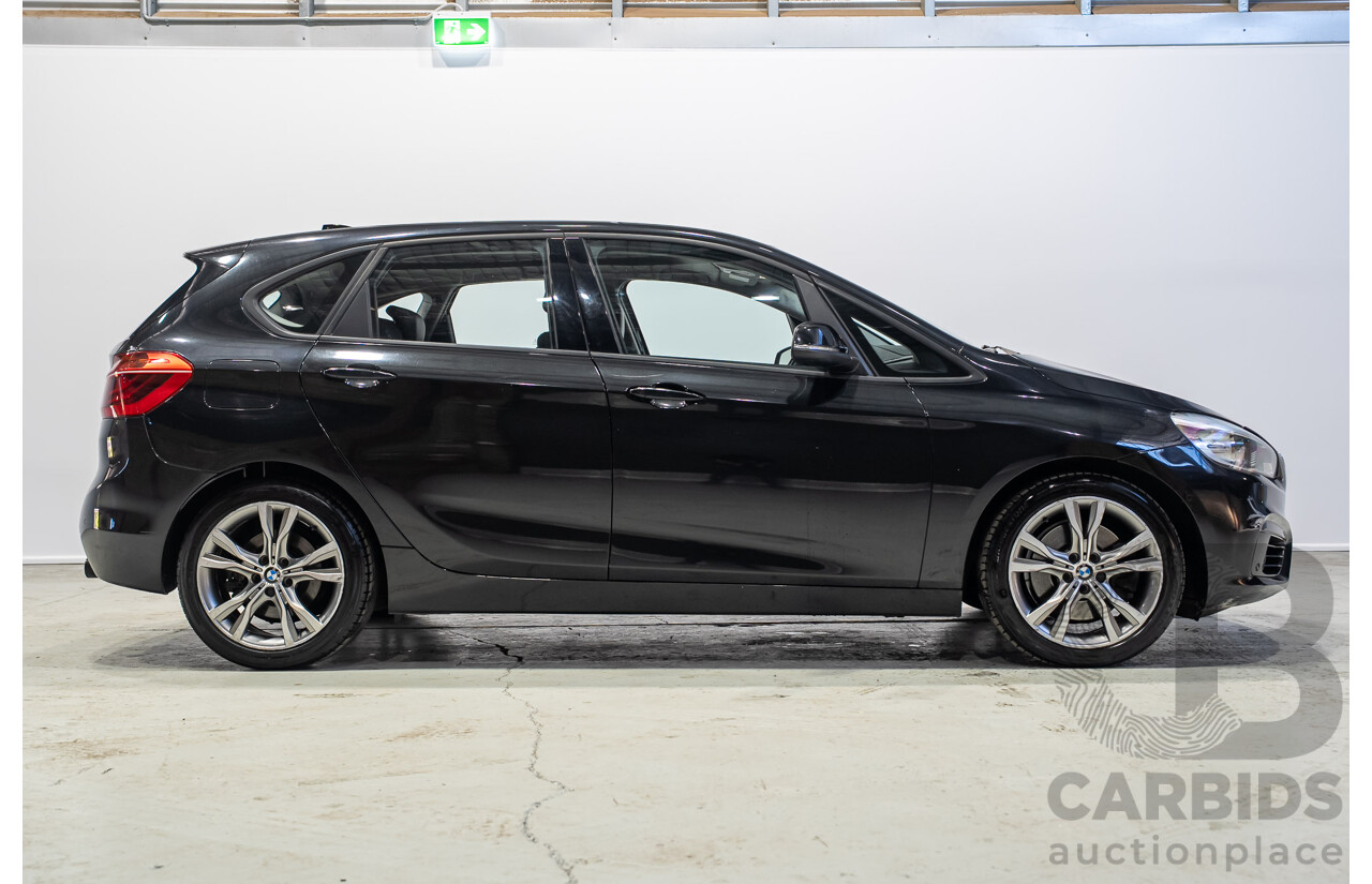 01/2015 BMW 225i Active Tourer Sport Line (FWD) F45 4d Wagon Black 2.0L