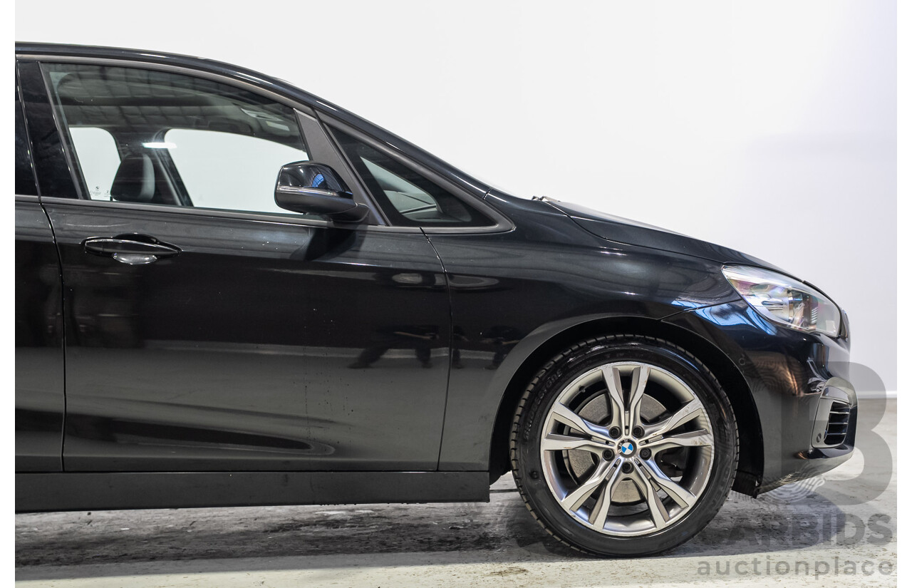 01/2015 BMW 225i Active Tourer Sport Line (FWD) F45 4d Wagon Black 2.0L
