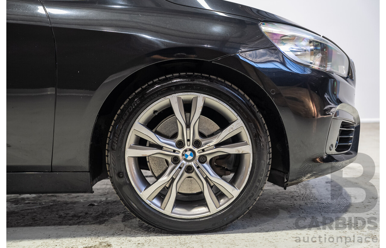 01/2015 BMW 225i Active Tourer Sport Line (FWD) F45 4d Wagon Black 2.0L