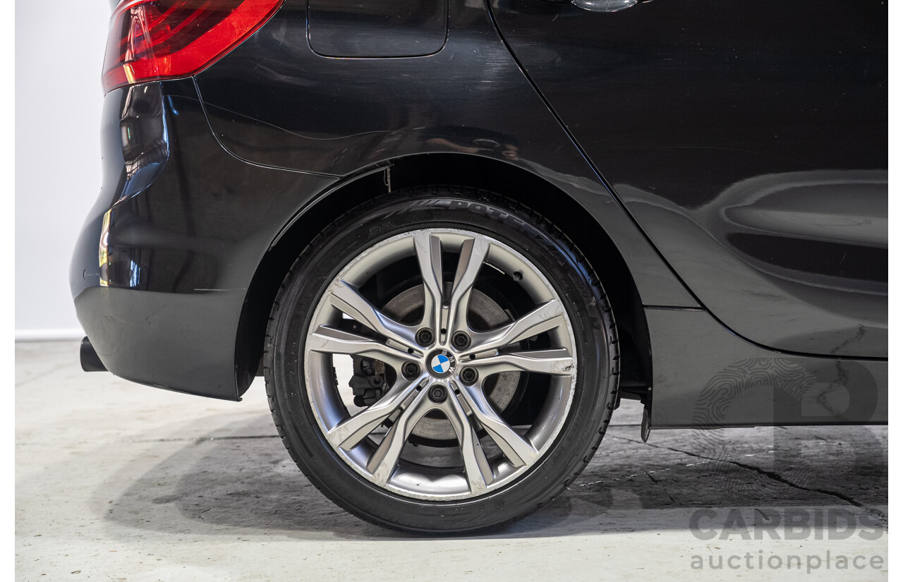 01/2015 BMW 225i Active Tourer Sport Line (FWD) F45 4d Wagon Black 2.0L