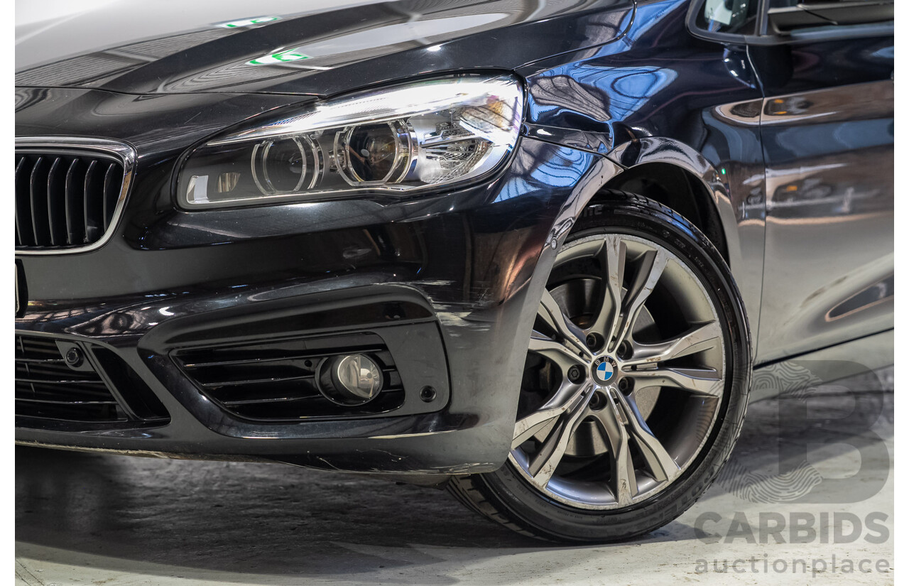 01/2015 BMW 225i Active Tourer Sport Line (FWD) F45 4d Wagon Black 2.0L