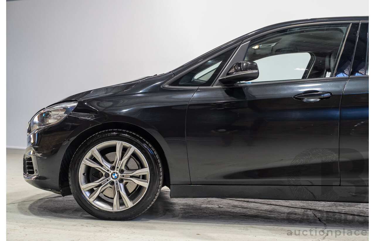 01/2015 BMW 225i Active Tourer Sport Line (FWD) F45 4d Wagon Black 2.0L