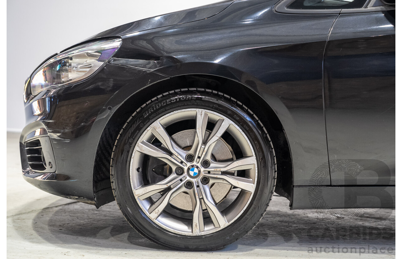 01/2015 BMW 225i Active Tourer Sport Line (FWD) F45 4d Wagon Black 2.0L