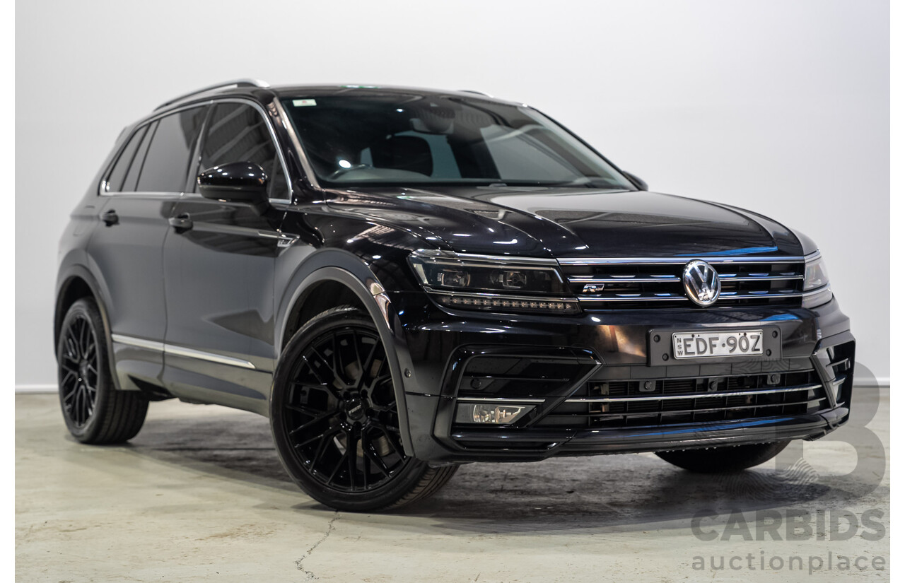 08/2019 Volkswagen Tiguan 162 TSI HIGHLINE (AWD) 5NA MY19 4d Wagon Deep Black 2.0L