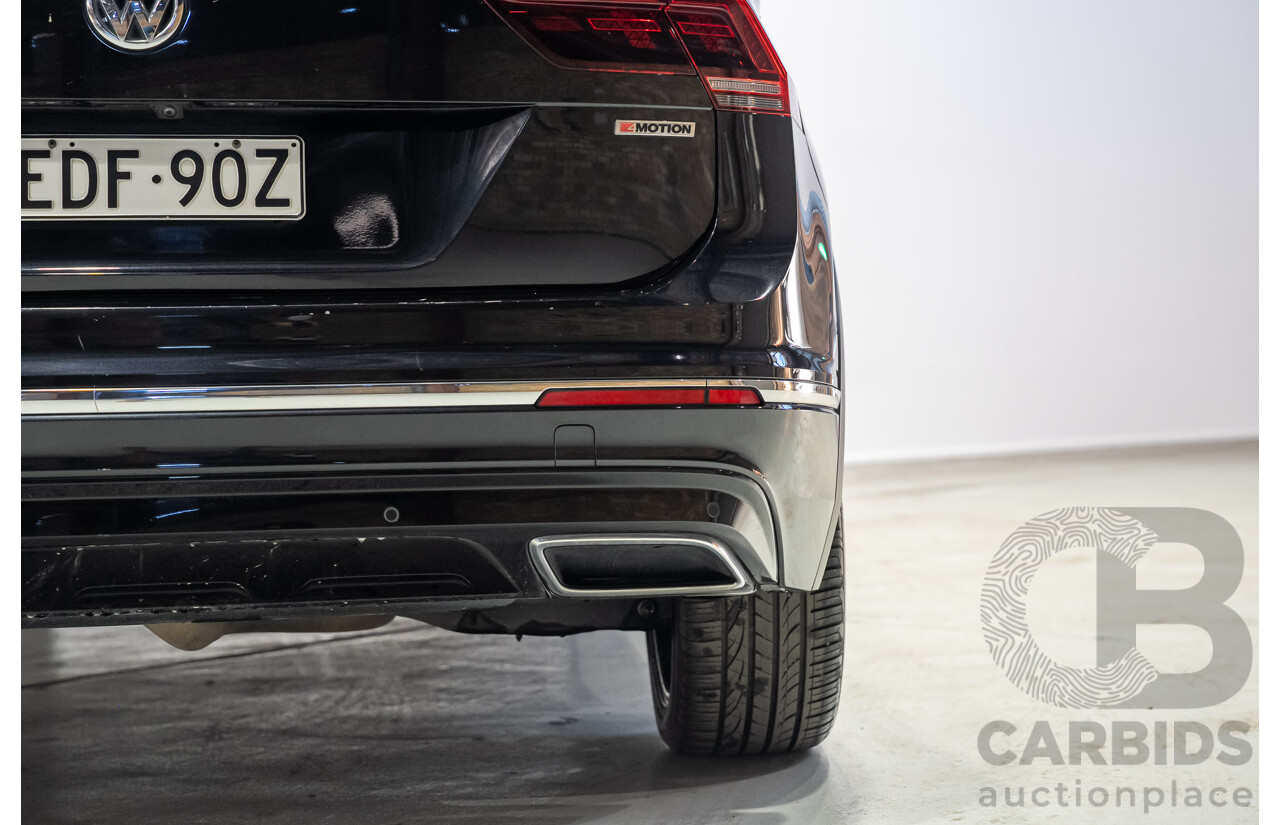 08/2019 Volkswagen Tiguan 162 TSI HIGHLINE (AWD) 5NA MY19 4d Wagon Deep Black 2.0L