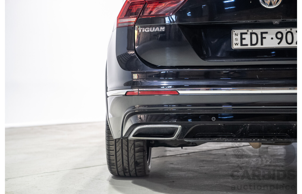 08/2019 Volkswagen Tiguan 162 TSI HIGHLINE (AWD) 5NA MY19 4d Wagon Deep Black 2.0L