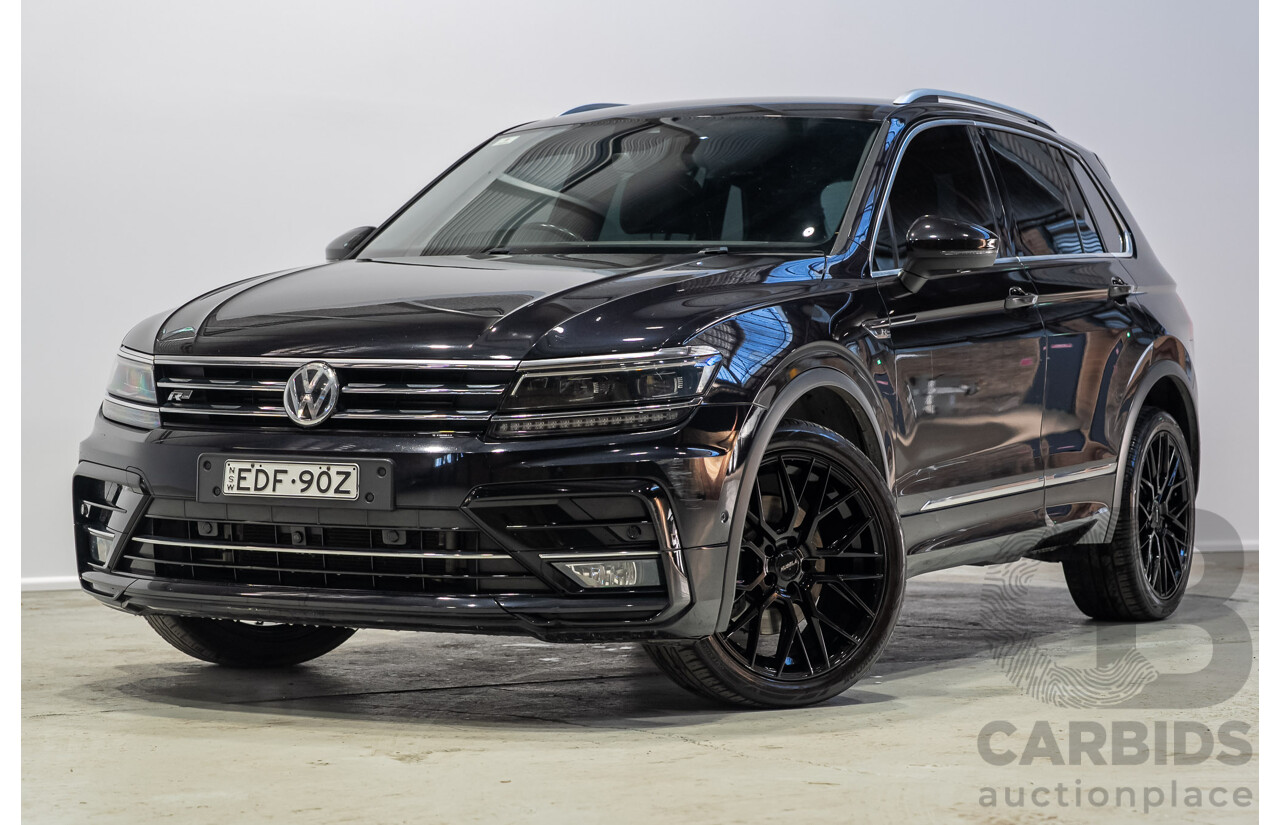 08/2019 Volkswagen Tiguan 162 TSI HIGHLINE (AWD) 5NA MY19 4d Wagon Deep Black 2.0L
