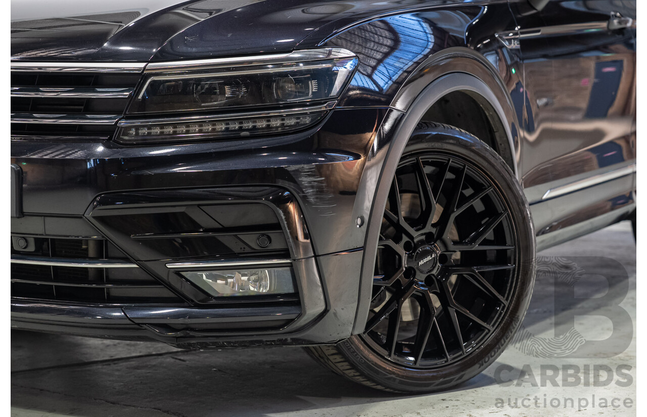 08/2019 Volkswagen Tiguan 162 TSI HIGHLINE (AWD) 5NA MY19 4d Wagon Deep Black 2.0L