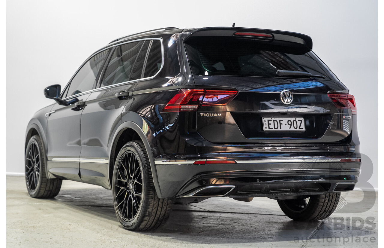 08/2019 Volkswagen Tiguan 162 TSI HIGHLINE (AWD) 5NA MY19 4d Wagon Deep Black 2.0L