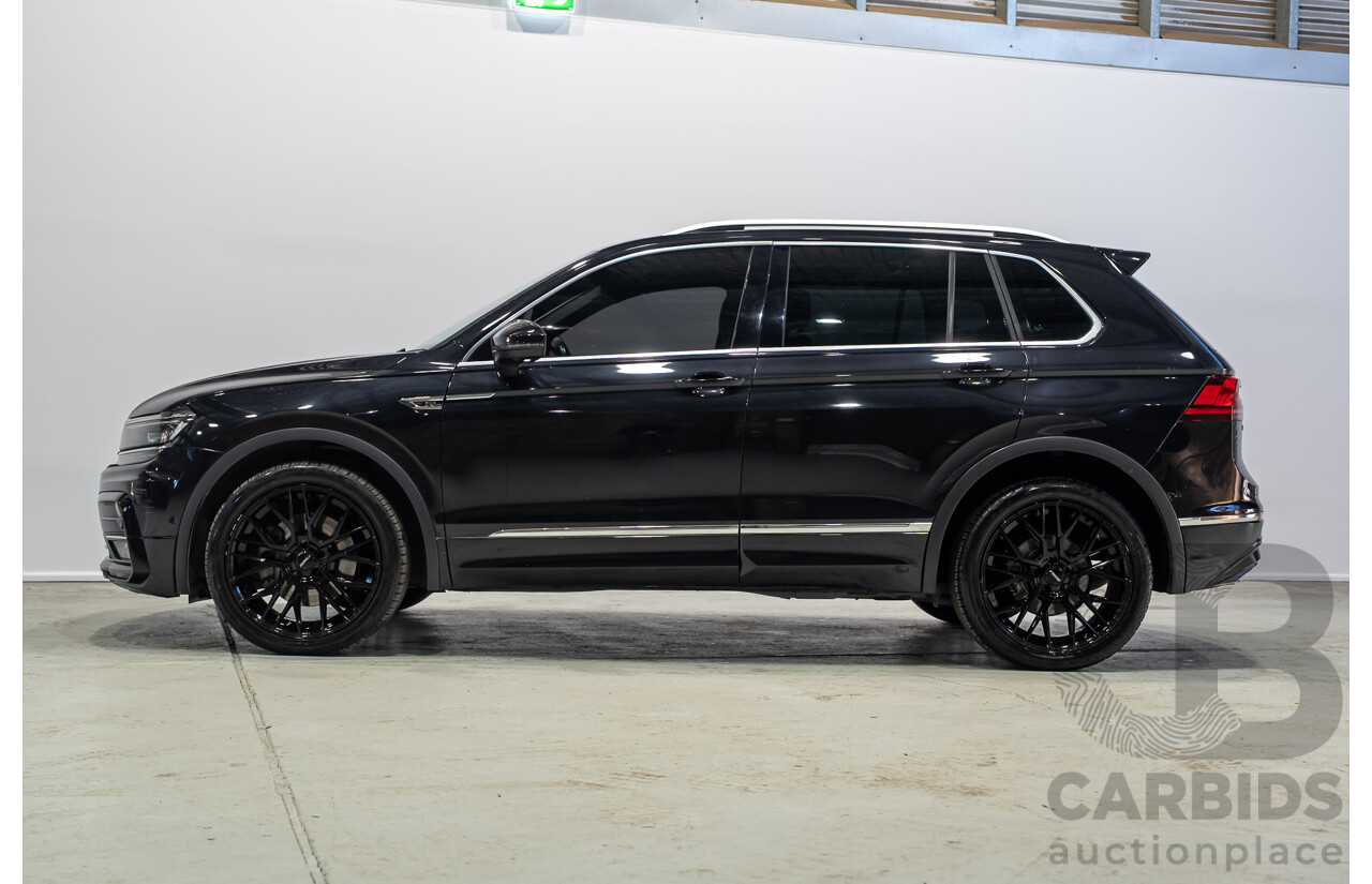08/2019 Volkswagen Tiguan 162 TSI HIGHLINE (AWD) 5NA MY19 4d Wagon Deep Black 2.0L