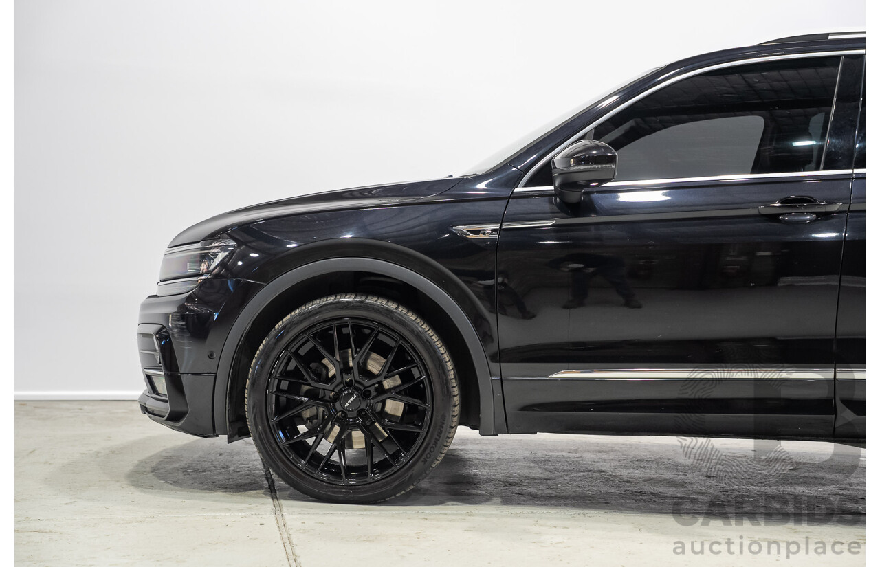 08/2019 Volkswagen Tiguan 162 TSI HIGHLINE (AWD) 5NA MY19 4d Wagon Deep Black 2.0L