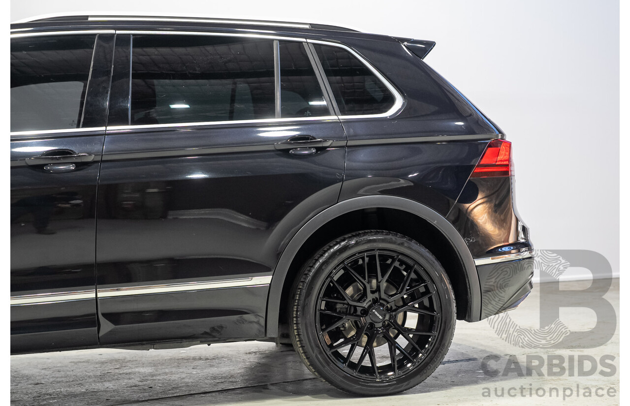 08/2019 Volkswagen Tiguan 162 TSI HIGHLINE (AWD) 5NA MY19 4d Wagon Deep Black 2.0L