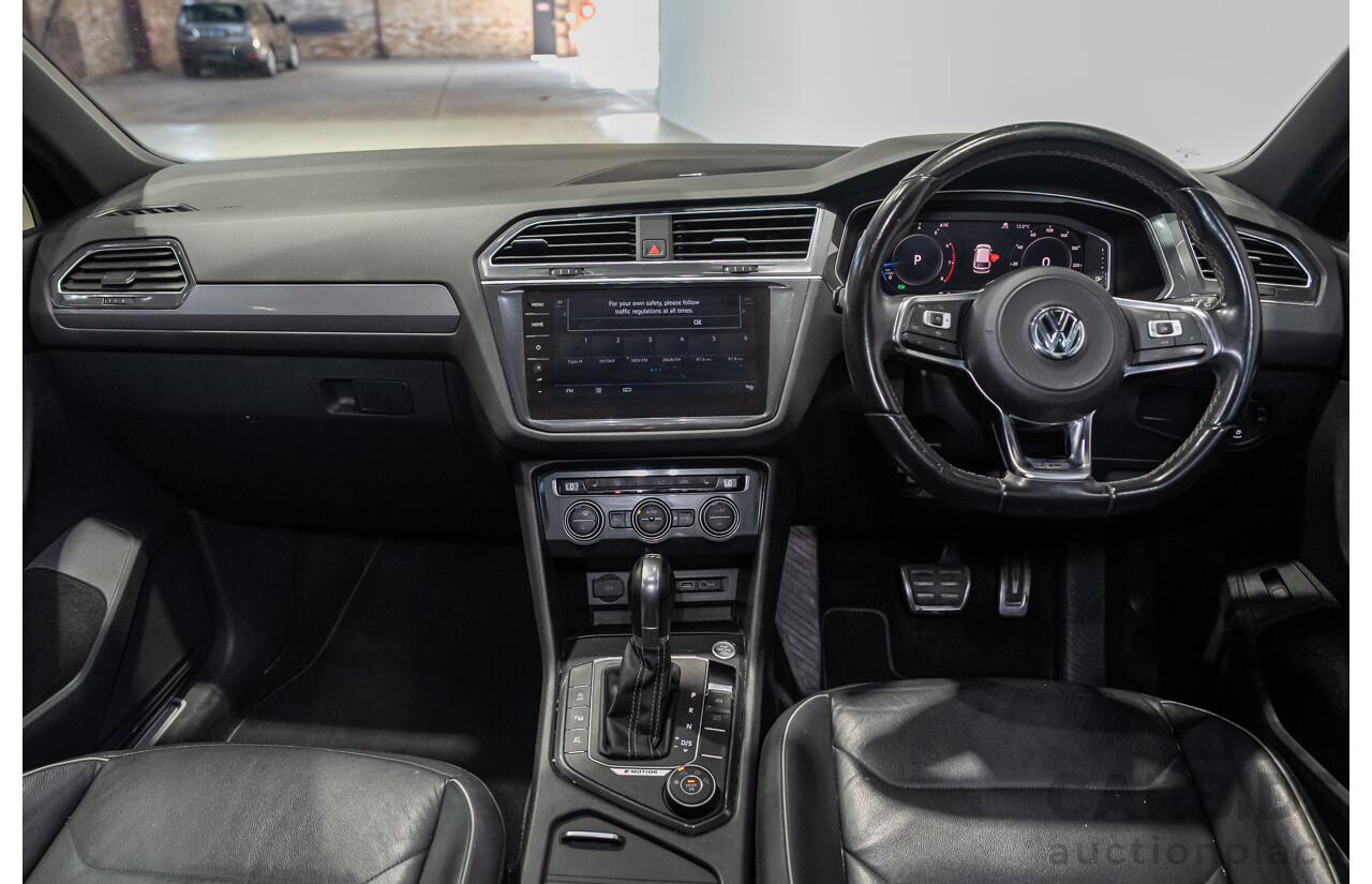 08/2019 Volkswagen Tiguan 162 TSI HIGHLINE (AWD) 5NA MY19 4d Wagon Deep Black 2.0L