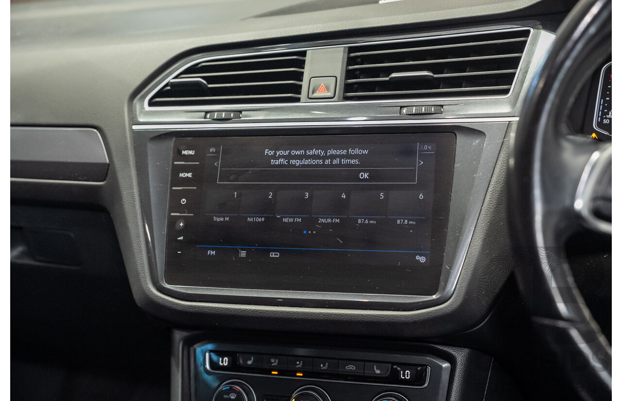 08/2019 Volkswagen Tiguan 162 TSI HIGHLINE (AWD) 5NA MY19 4d Wagon Deep Black 2.0L
