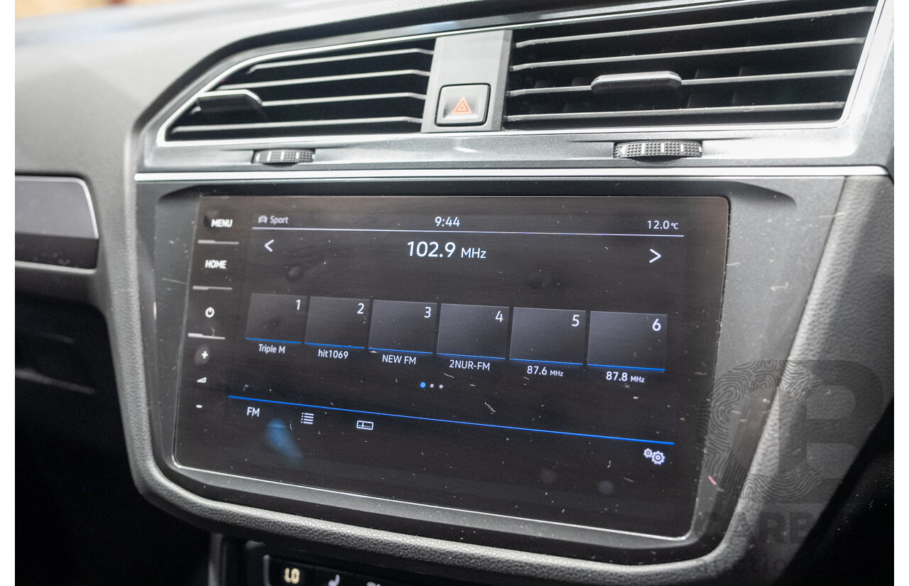 08/2019 Volkswagen Tiguan 162 TSI HIGHLINE (AWD) 5NA MY19 4d Wagon Deep Black 2.0L