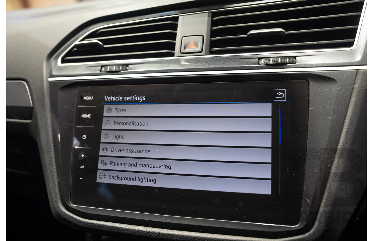 08/2019 Volkswagen Tiguan 162 TSI HIGHLINE (AWD) 5NA MY19 4d Wagon Deep Black 2.0L