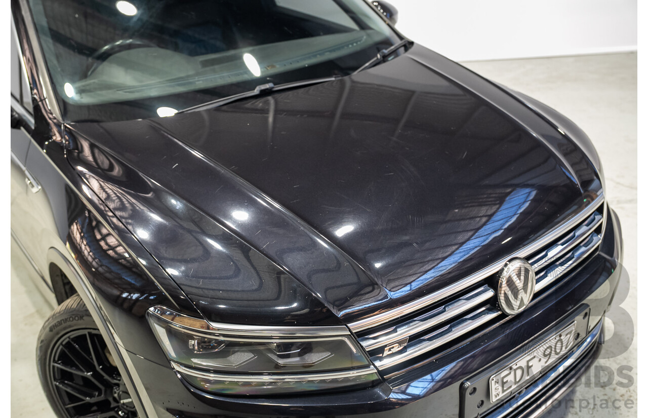 08/2019 Volkswagen Tiguan 162 TSI HIGHLINE (AWD) 5NA MY19 4d Wagon Deep Black 2.0L