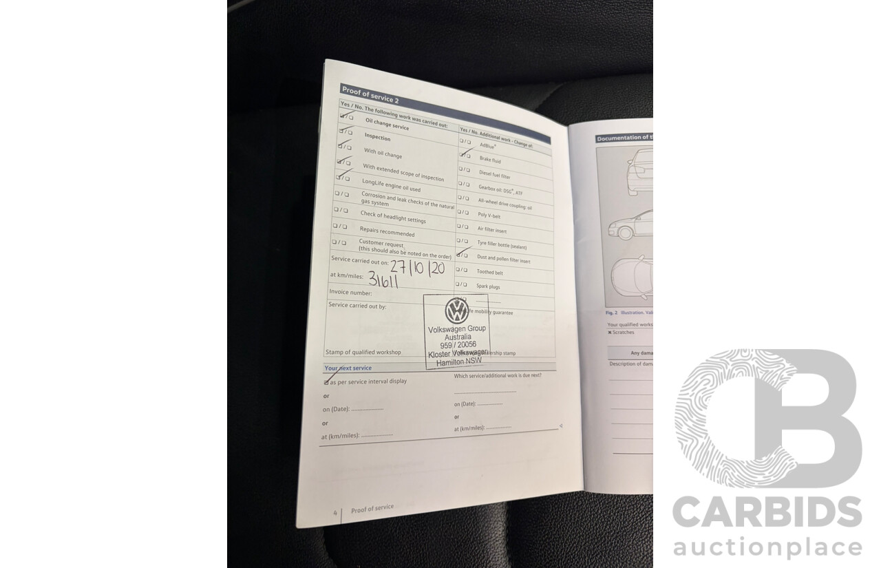 08/2019 Volkswagen Tiguan 162 TSI HIGHLINE (AWD) 5NA MY19 4d Wagon Deep Black 2.0L