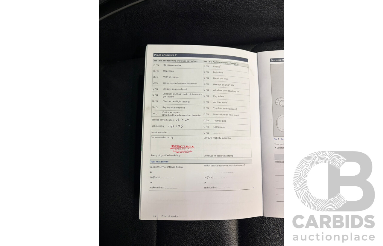 08/2019 Volkswagen Tiguan 162 TSI HIGHLINE (AWD) 5NA MY19 4d Wagon Deep Black 2.0L