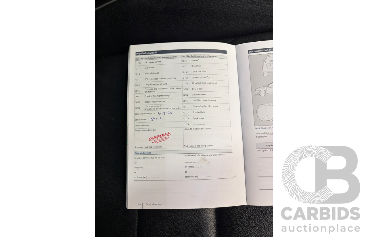 08/2019 Volkswagen Tiguan 162 TSI HIGHLINE (AWD) 5NA MY19 4d Wagon Deep Black 2.0L