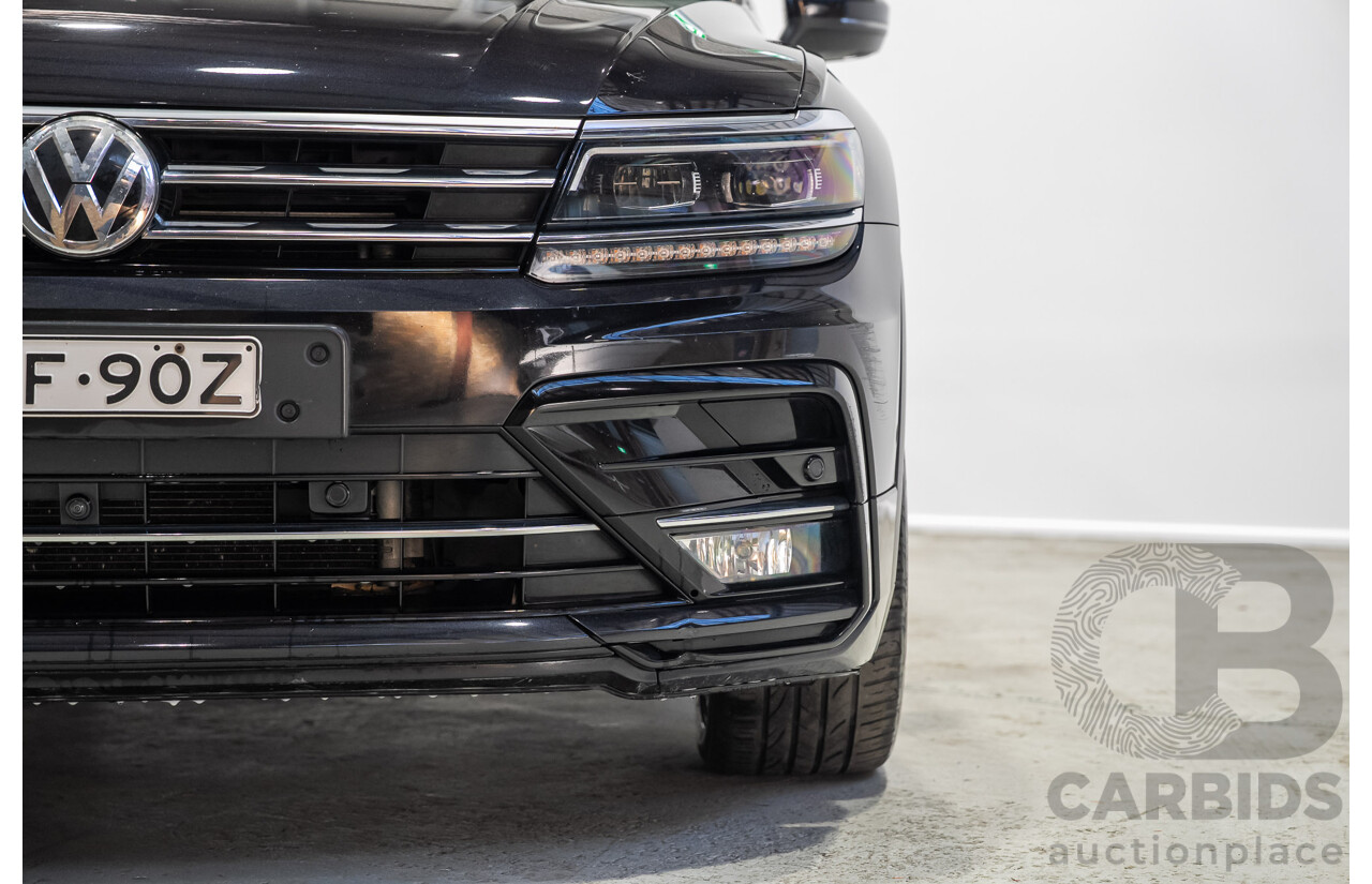 08/2019 Volkswagen Tiguan 162 TSI HIGHLINE (AWD) 5NA MY19 4d Wagon Deep Black 2.0L
