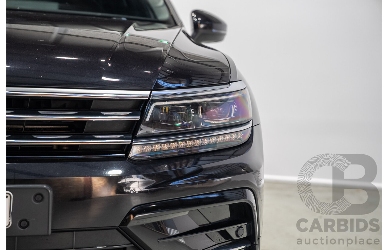 08/2019 Volkswagen Tiguan 162 TSI HIGHLINE (AWD) 5NA MY19 4d Wagon Deep Black 2.0L