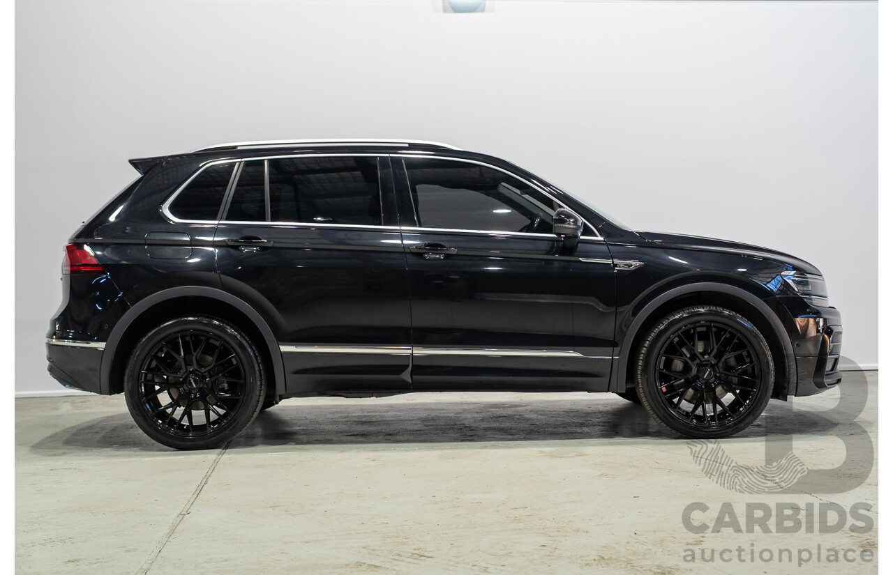 08/2019 Volkswagen Tiguan 162 TSI HIGHLINE (AWD) 5NA MY19 4d Wagon Deep Black 2.0L