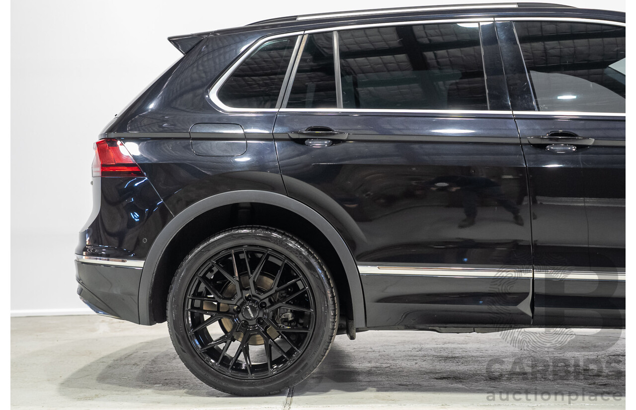 08/2019 Volkswagen Tiguan 162 TSI HIGHLINE (AWD) 5NA MY19 4d Wagon Deep Black 2.0L