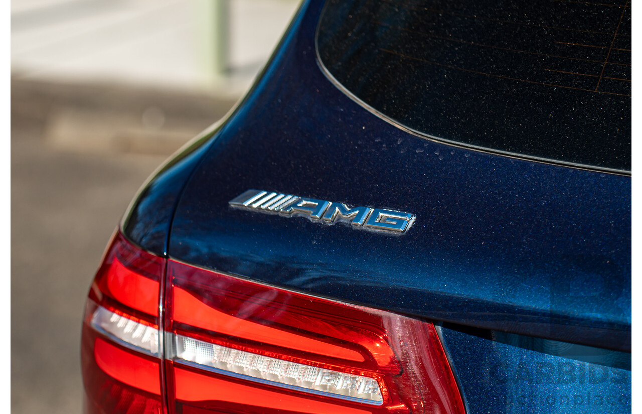 10/2018 Mercedes-AMG GLC63S 4MATIC+ (AWD) X253 MY19.5 4d Wagon Cavansite Metallic Blue 4.0L