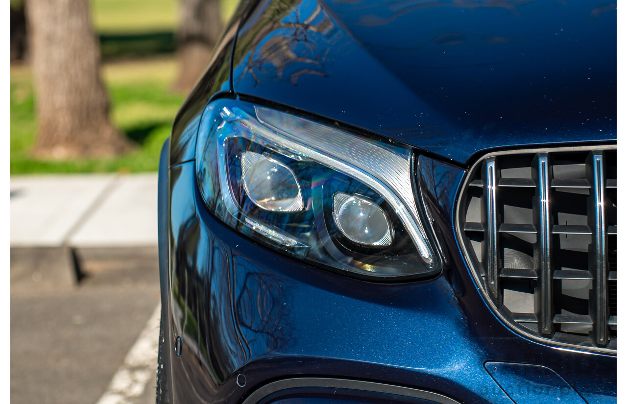 10/2018 Mercedes-AMG GLC63S 4MATIC+ (AWD) X253 MY19.5 4d Wagon Cavansite Metallic Blue 4.0L