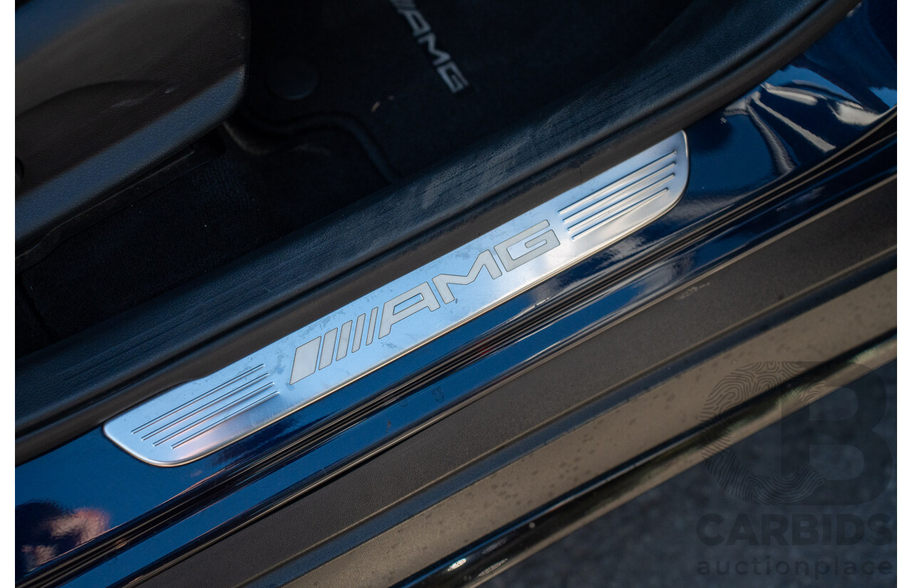 10/2018 Mercedes-AMG GLC63S 4MATIC+ (AWD) X253 MY19.5 4d Wagon Cavansite Metallic Blue 4.0L