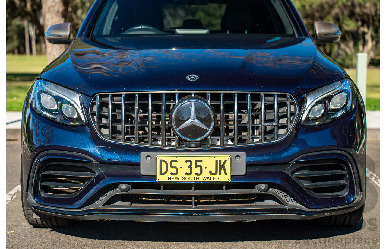 10/2018 Mercedes-AMG GLC63S 4MATIC+ (AWD) X253 MY19.5 4d Wagon Cavansite Metallic Blue 4.0L
