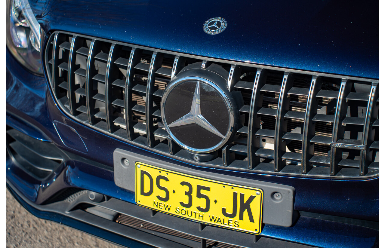 10/2018 Mercedes-AMG GLC63S 4MATIC+ (AWD) X253 MY19.5 4d Wagon Cavansite Metallic Blue 4.0L
