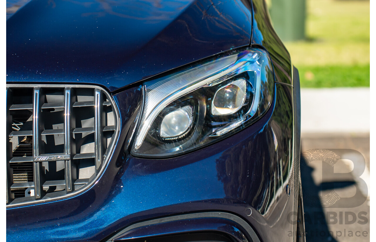 10/2018 Mercedes-AMG GLC63S 4MATIC+ (AWD) X253 MY19.5 4d Wagon Cavansite Metallic Blue 4.0L