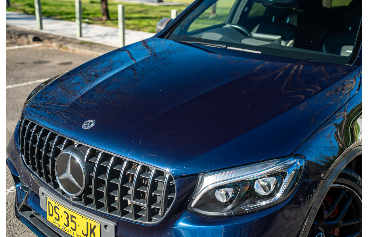 10/2018 Mercedes-AMG GLC63S 4MATIC+ (AWD) X253 MY19.5 4d Wagon Cavansite Metallic Blue 4.0L