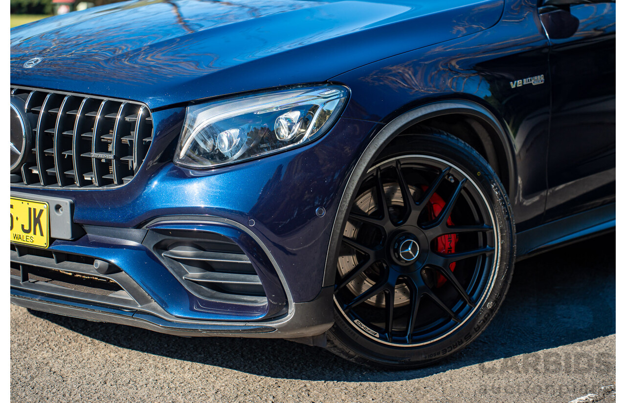 10/2018 Mercedes-AMG GLC63S 4MATIC+ (AWD) X253 MY19.5 4d Wagon Cavansite Metallic Blue 4.0L