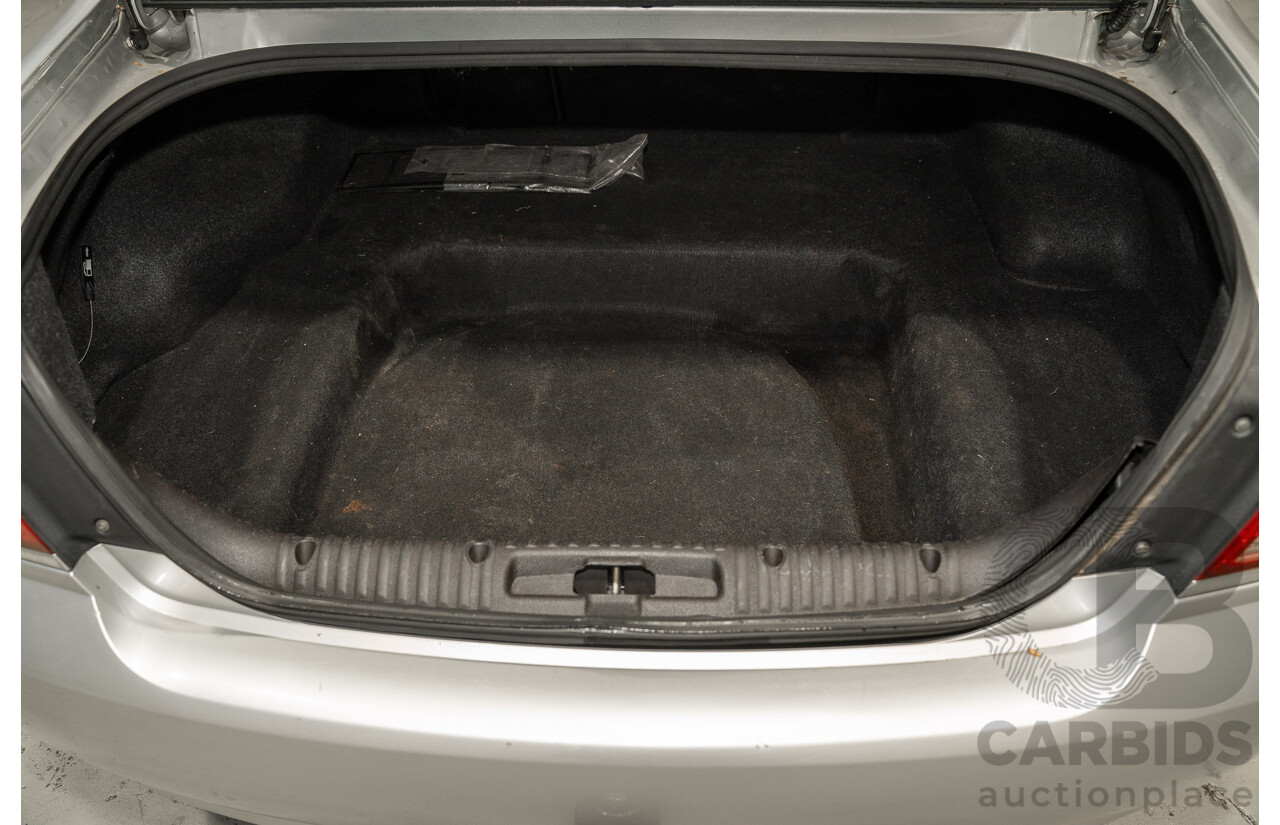12/2007 Ford Falcon XT (RWD) BF MKII 4d Sedan Silver 4.0L