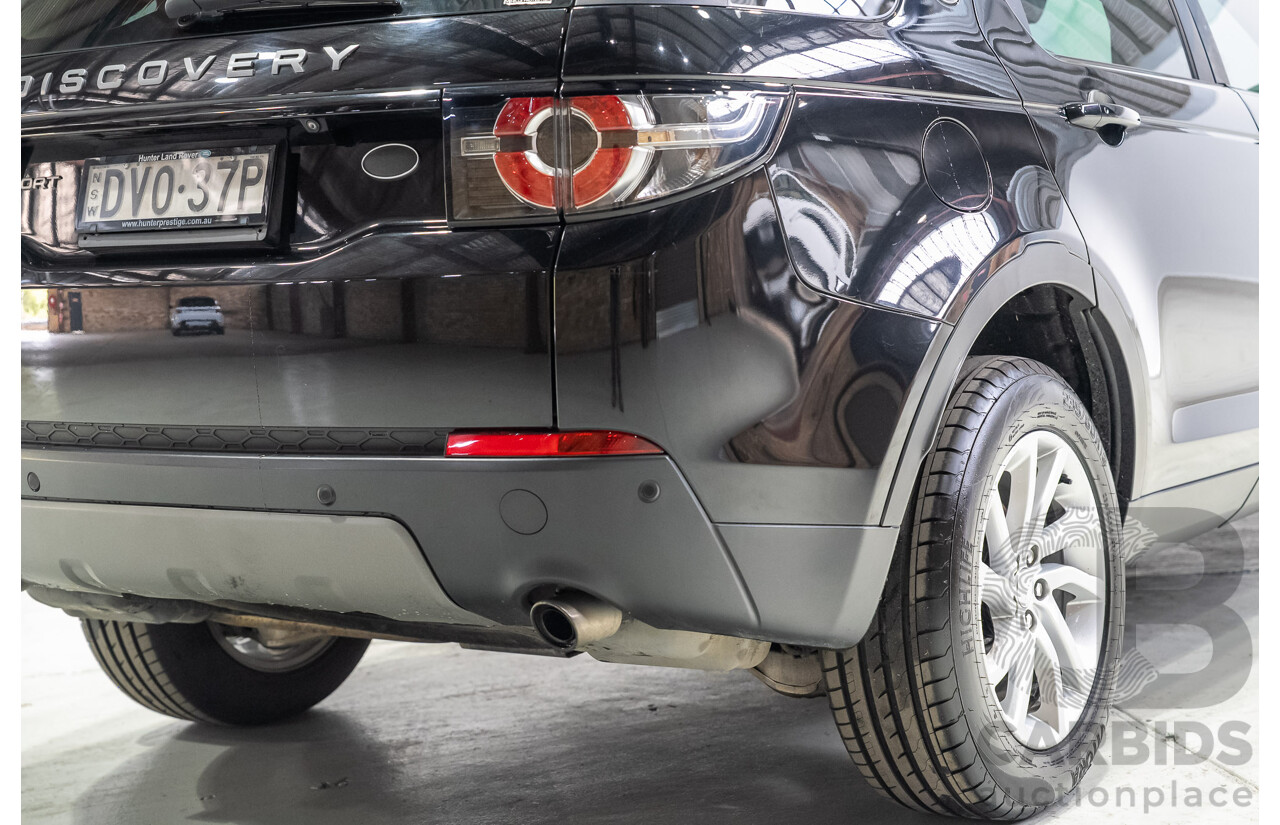 01/2018 Land Rover Discovery Sport TD4 110kW SE (AWD) L550 MY18 4D Wagon Ultimate Black Turbo Diesel 2.0L