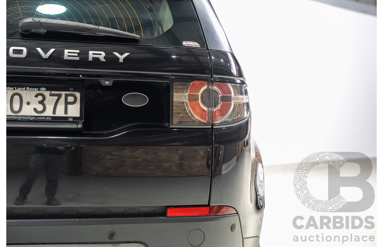 01/2018 Land Rover Discovery Sport TD4 110kW SE (AWD) L550 MY18 4D Wagon Ultimate Black Turbo Diesel 2.0L