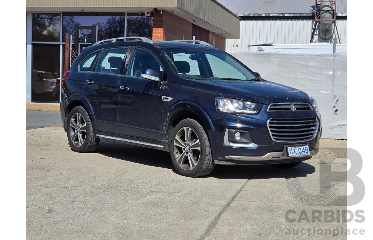 04/2016 Holden Captiva 7 LTZ (AWD) CG MY16 4D Wagon Blue 3.0L - 7 Seats