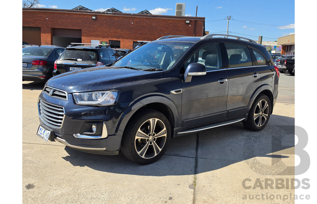 04/2016 Holden Captiva 7 LTZ (AWD) CG MY16 4D Wagon Blue 3.0L - 7 Seats