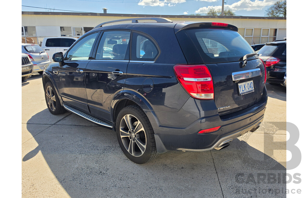 04/2016 Holden Captiva 7 LTZ (AWD) CG MY16 4D Wagon Blue 3.0L - 7 Seats