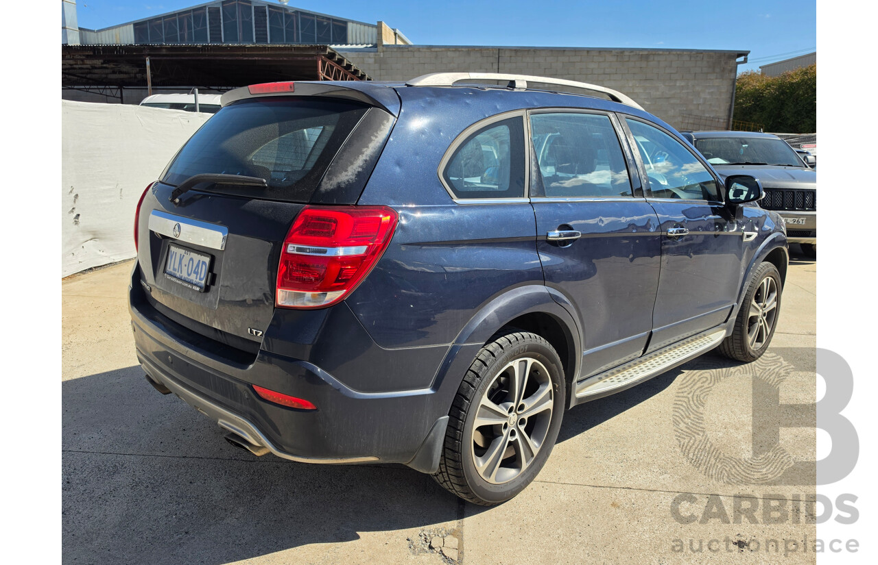 04/2016 Holden Captiva 7 LTZ (AWD) CG MY16 4D Wagon Blue 3.0L - 7 Seats