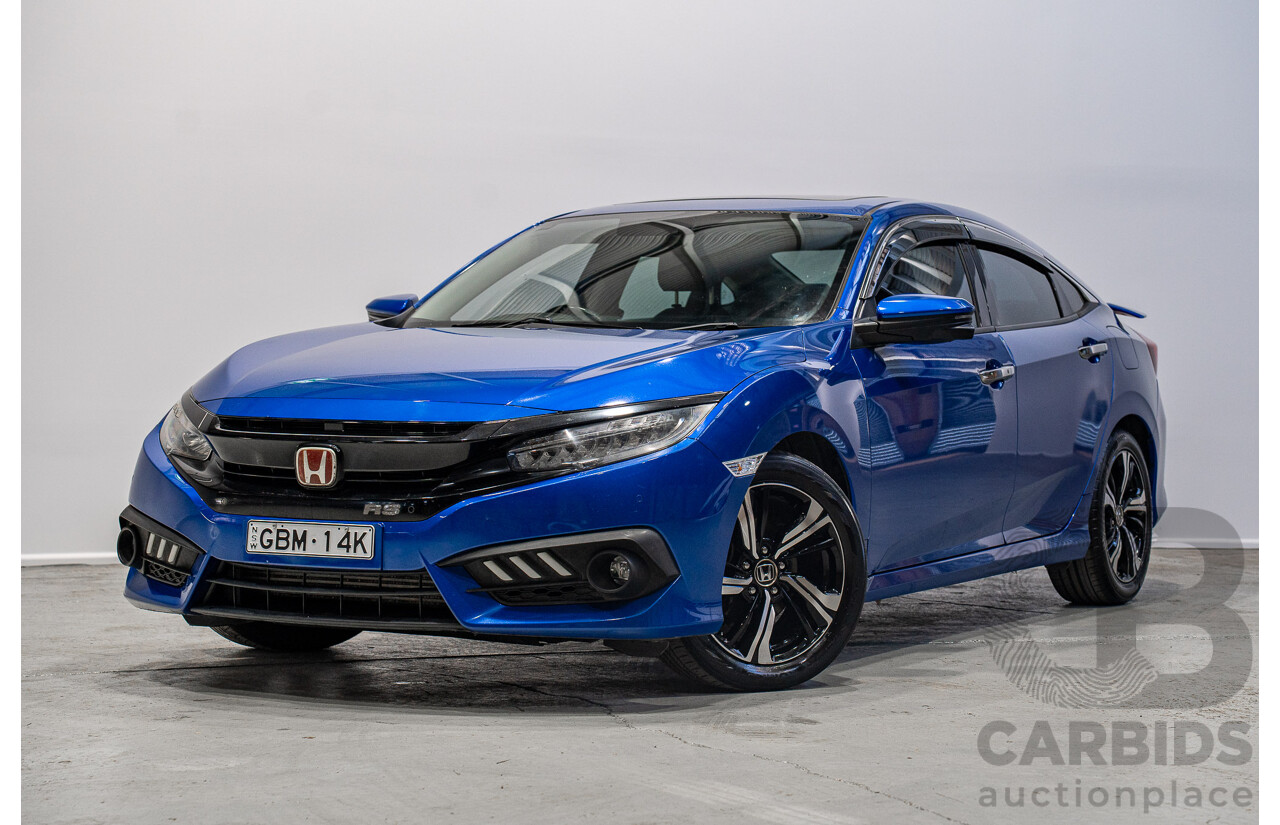 06/2017 Honda Civic RS MY17 4d Sedan Blue 1.5L