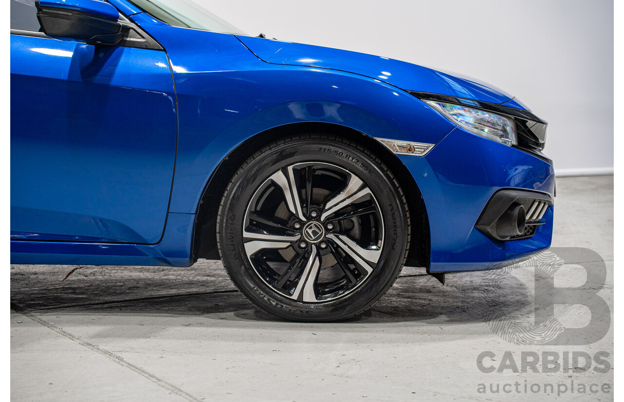 06/2017 Honda Civic RS MY17 4d Sedan Blue 1.5L
