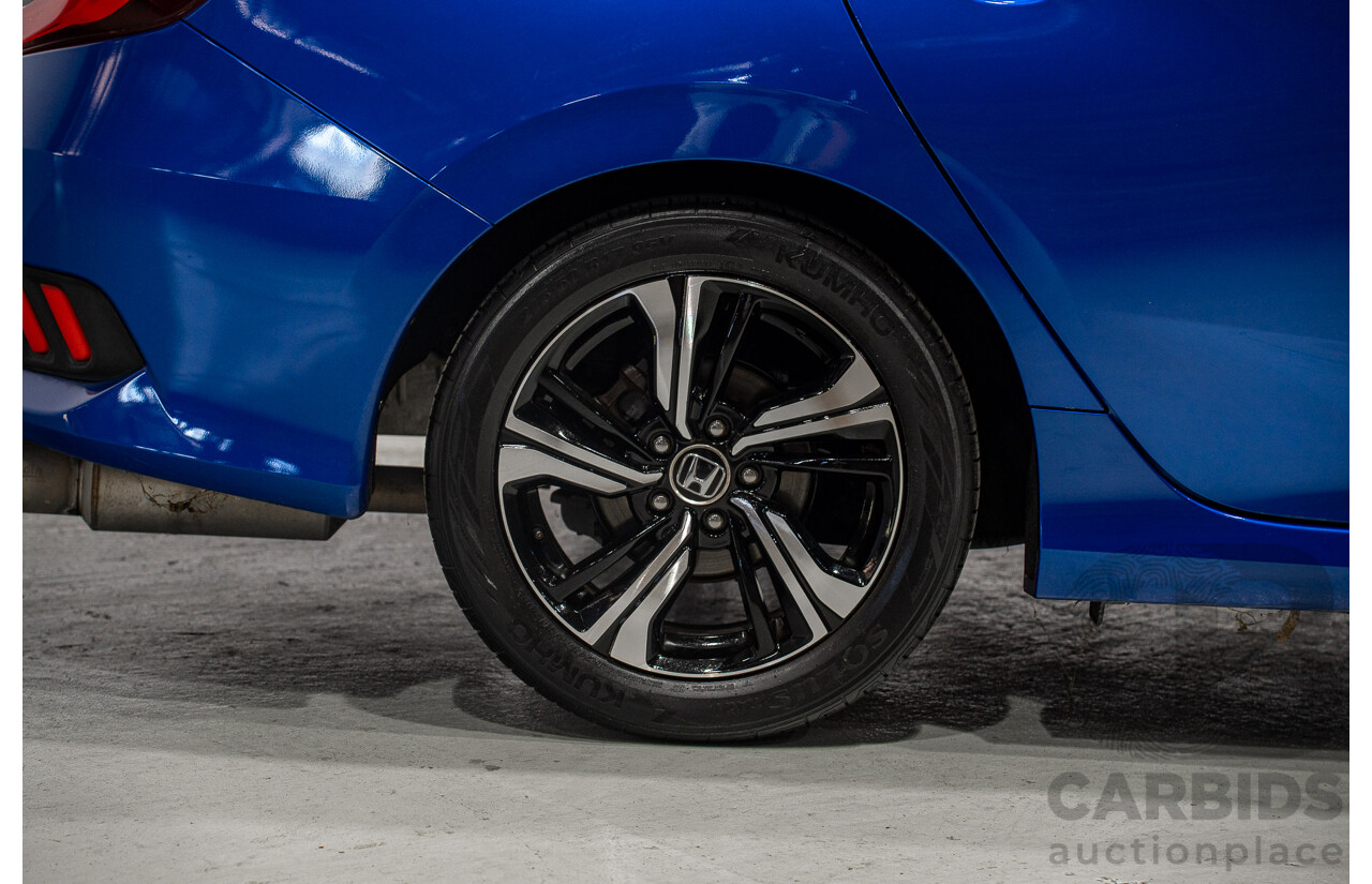 06/2017 Honda Civic RS MY17 4d Sedan Blue 1.5L