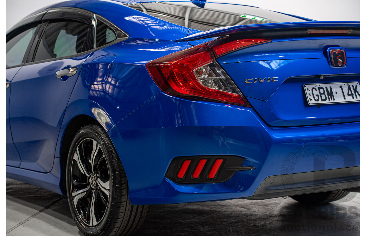 06/2017 Honda Civic RS MY17 4d Sedan Blue 1.5L