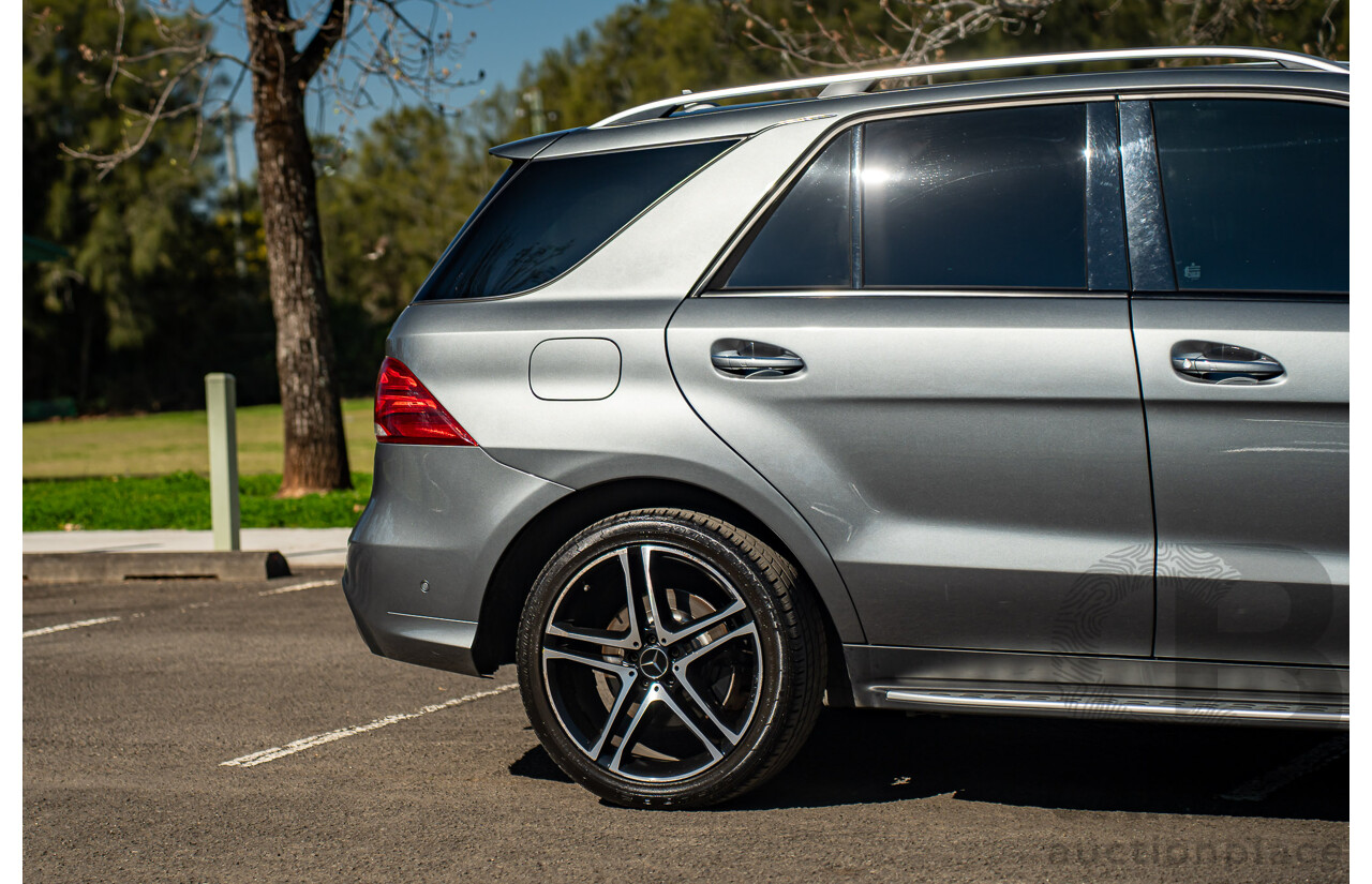 10/2016 Mercedes-AMG GLE 43 4MATIC (AWD) 166 MY17 4d Wagon Selenite Grey Metallic Turbo 3.0L
