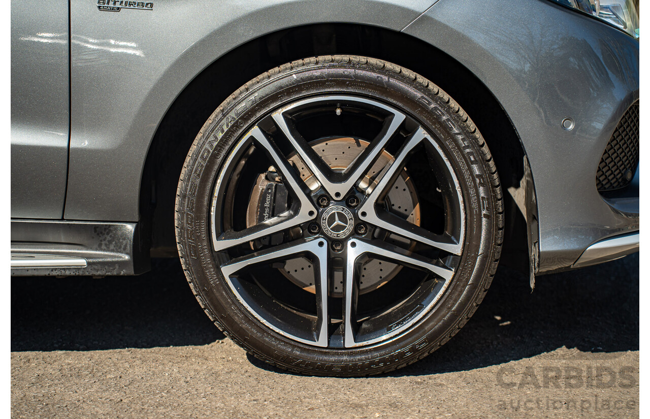 10/2016 Mercedes-AMG GLE 43 4MATIC (AWD) 166 MY17 4d Wagon Selenite Grey Metallic Turbo 3.0L