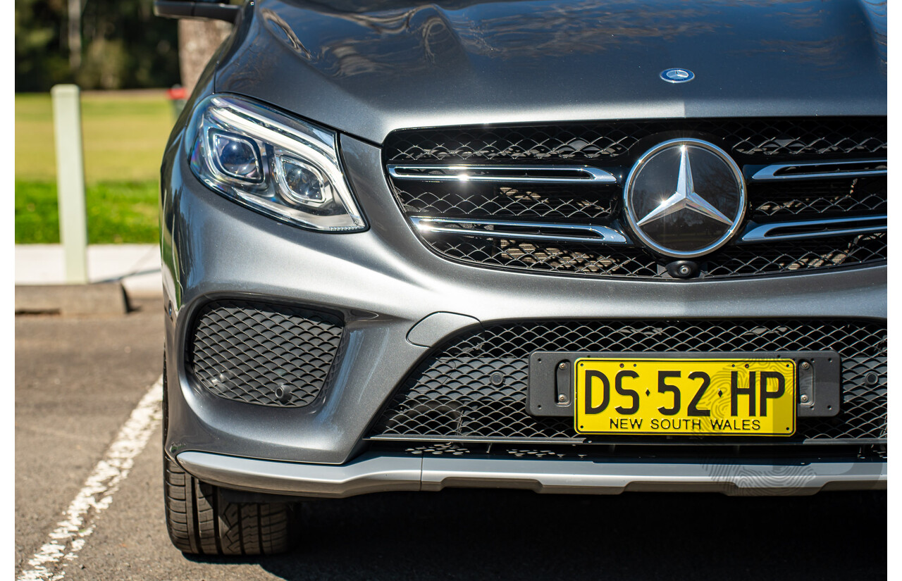10/2016 Mercedes-AMG GLE 43 4MATIC (AWD) 166 MY17 4d Wagon Selenite Grey Metallic Turbo 3.0L